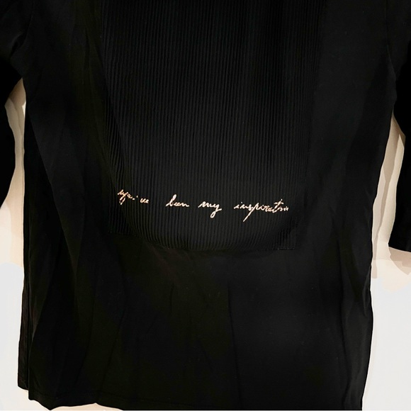 Zara tees long sleave black and gold medium - Picture 4 of 4